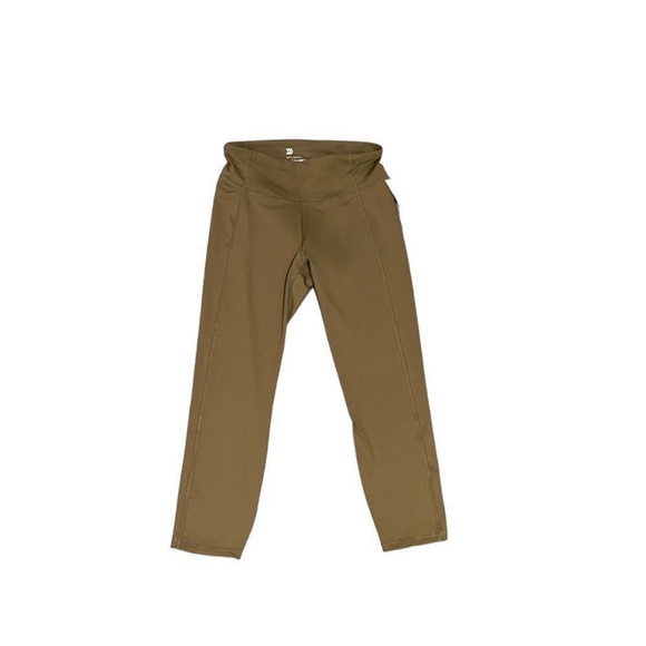 𝅺Women's Simplicity Mid-Rise Capri Leggings 20" All in Motion Olive Green Small - Picture 2 of 3